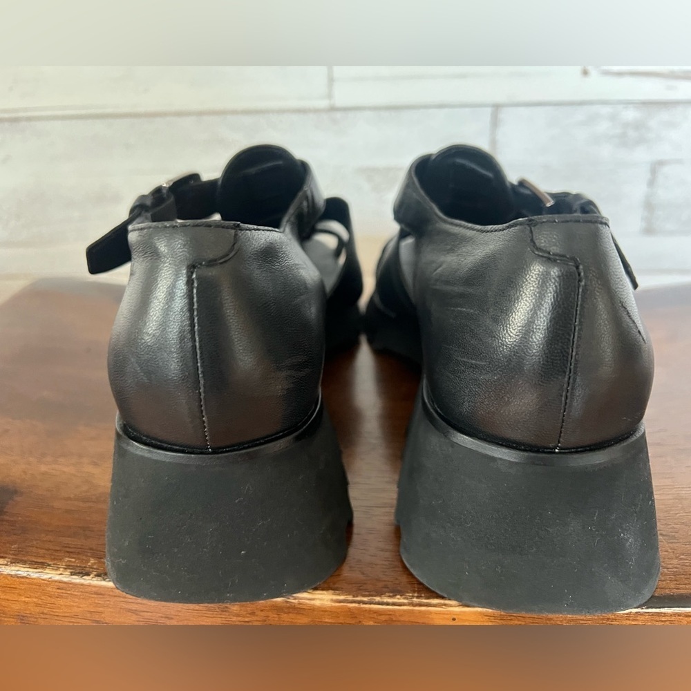 Free People Black Strappy Chunky Fisherman Sandals - Picture 7 of 14